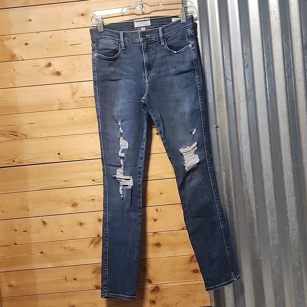 Frame Denim Jeans Women's Size 27 skinny distressed